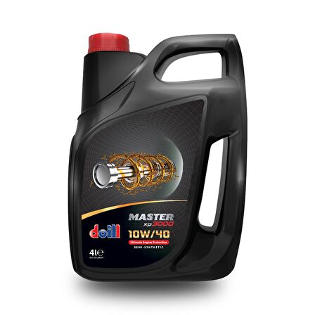 MASTER 10W-40 API SM/CF ACEA A3/B4 4 Litre Yarı Sentetik Motor Yağı (Üretim Yılı: 2025)