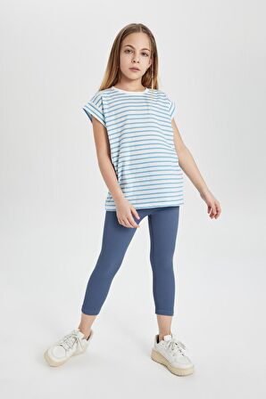 DeFacto Kız Çocuk Midi Seamless Tayt C1532A824SMIN247