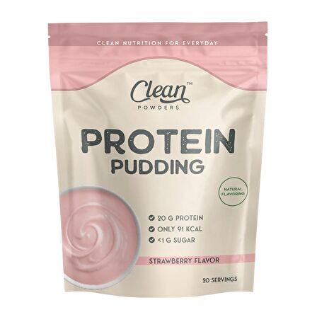 Clean Powders Protein Pudding 500 Gr - ÇİLEK