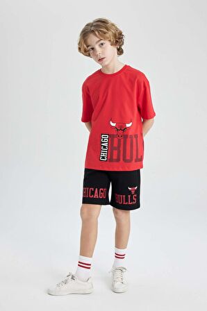 DeFacto Erkek Çocuk NBA Chicago Bulls Şort C0396A824SMBK81