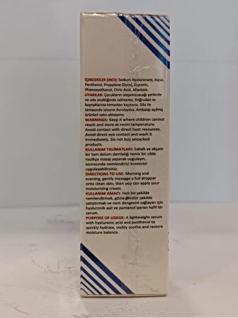Hyaluronic Acid Yüz Serumu 30 Ml