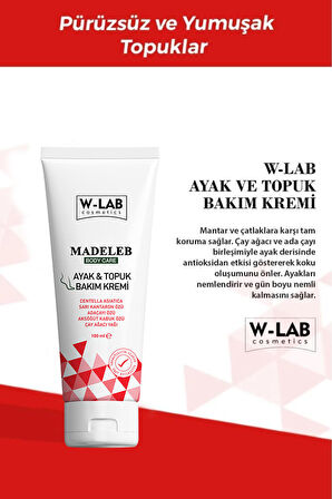  W-Lab Kozmetik Ayak ve Topuk Bakım Kremi 100 ML