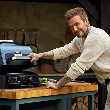 Ninja Woodfire Grill Smoker Elektrikli Barbekü Izgara