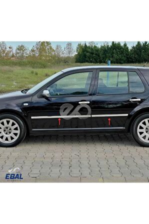 VW Golf 4 Krom Yan Kapı Çıtası 4 Kapı 1998-2004 P.Çelik