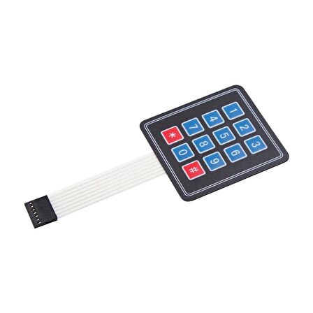 4x3 Membran Matrix Tuş Takımı