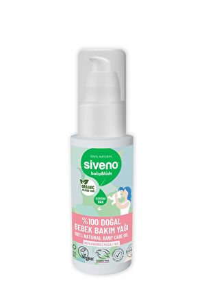 Siveno %100 Doğal Bebek Yağı Organik Jojoba Bakım Masaj Yağı Bitkisel Vegan 50 ml