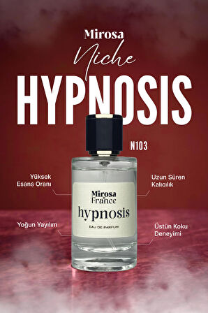 Mirosa de France Hypnosis Niche Collection Yüksek Kalıcı Kadın Parfum Hypnotic Poison Edp Premium Kutu 50ml N103