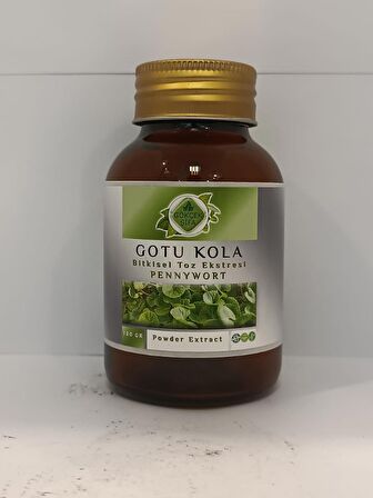 Gotu Kola (CENTELLA ASİÁTİCA) Toz Ekstresi 100 Gr. Cam Kavanoz