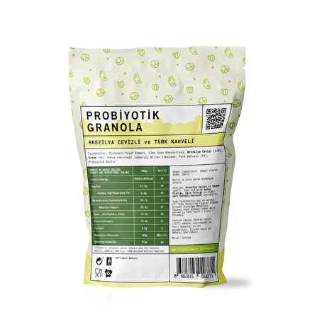 Probiyotik Granola - Brezilya Cevizi & Kahve 200 gr x 3 Adet