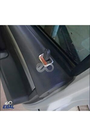 Dacia Duster Krom İç Kilit Buton Çerçeve 4 Parça  2010-2018 P.Çelik