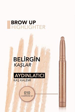 Flormar Aydınlatıcı Kaş Kalemi Brow Up 3'lü Set- Champagne