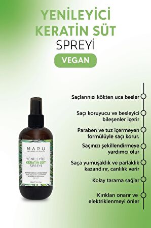 Maru Doğal Dalga Sağlayan Saç Spreyi-vegan 250ml