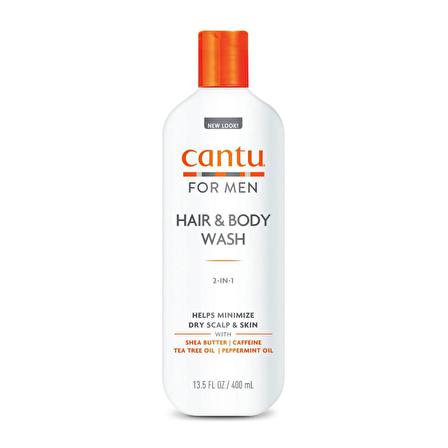 Cantu Men’s 2 in 1 Erkeklere Özel Saç ve Vücut Yıkama Jeli (Şampuan + Duş Jeli)
