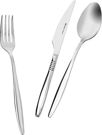 Karaca STD Laurel 84 Parça 12 Kişilik Elegance Çatal Kaşık Bıçak Seti Klasik