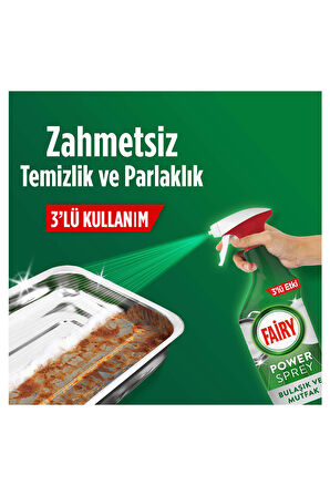 Fairy Power Bulaşık Makinesi Spreyi 3x500 ml 