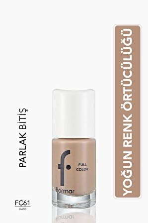 Flormar Yoğun Pigmentli Parlak Oje- Full Color Nail Enamel- Fc61 Oasıs -8690604497607