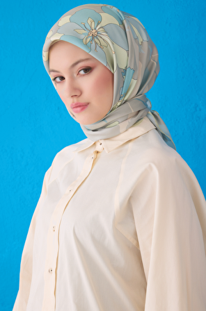Saf İpek Eşarp 4100D (Twill İpek)