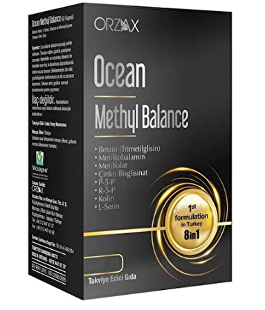 Orzax Ocean Methyl Balance 30 Kapsül