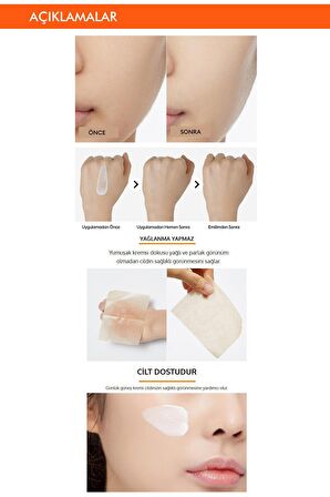 Missha Pure Block 50 Faktör Nemlendirici Tüm Cilt Tipleri İçin Renksiz Yüz Güneş Koruyucu Krem 50 ml