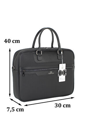 Case Club Evrak çanta 15,6'' Laptop Bölmeli Omuz Askılı Su Geçirmez Dış Yüzey Unisex