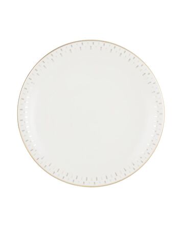 Mabella 6 Kişilik 18 Parça Yemek Takımı - Beyaz/Bej