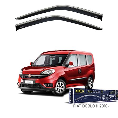 Fiat Doblo 2 Niken Kromlu Cam Rüzgarlığı 4lü Set 2010 2020