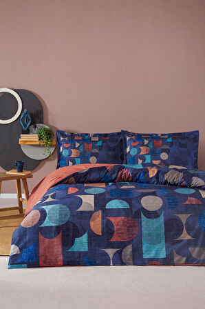 Özdilek Colored Shape Tek Kişilik Lastikli Fitted Çarşaf Nevresim Takımı