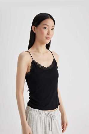 DeFacto Regular Fit Ribana Atlet-Fall in Love A9744AX24SPBK81