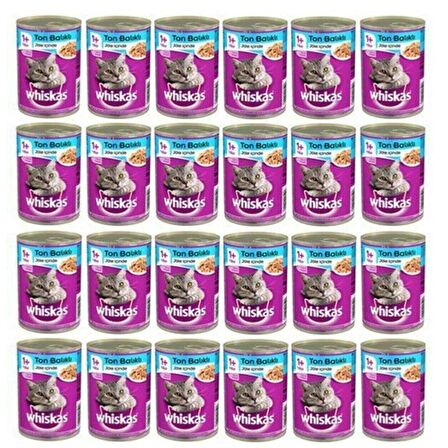 Whiskas Ton Balıklı Kedi Konservesi 400 Gr X 24 Adet