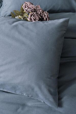 Cotton Box Plain Antrasit Tek Kişilik Ranforce Nevresim Takımı