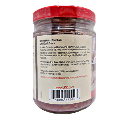 Lee Kum Kee Sarımsaklı Acı Biber Sosu 226 gr