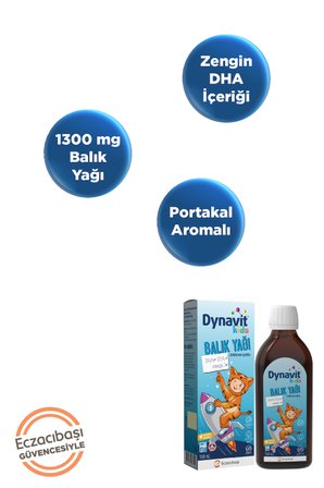 Dynavit KIDS Balık Yağı Şurup 150ml