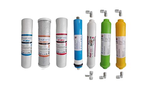 AQUAFLY Su Arıtma Filtresi 7li Takım Arıtıcı Filtresi Mineral 10' AÇIK KASA UYUMLU