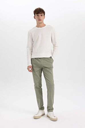 DeFacto Jogger Pantolon Cepli Basic Düz Modal Dar Paça B2155AX23AUKH483