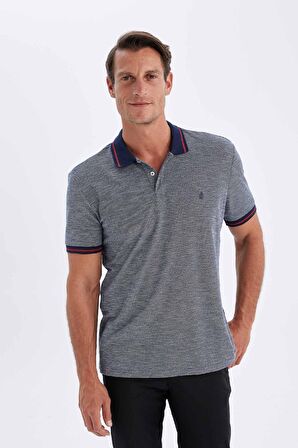 DeFacto New Regular Fit Kısa Kollu Pike Polo Tişört C6006AX24SMNV120