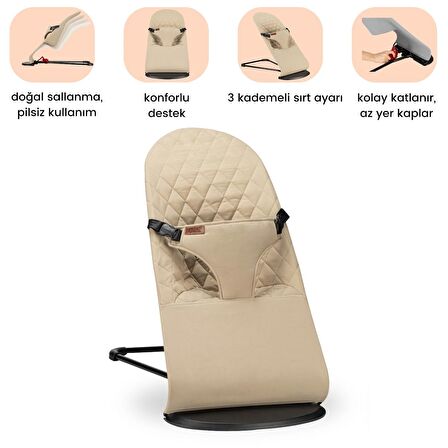 Gulz Sleeper Bej Sallanan Ana Kucağı