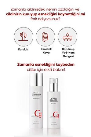 Atelokolajen İçerikli, Yaşlanma Karşıtı Besleyici Emülsiyon MISSHA Atelo Collagen Emulsion