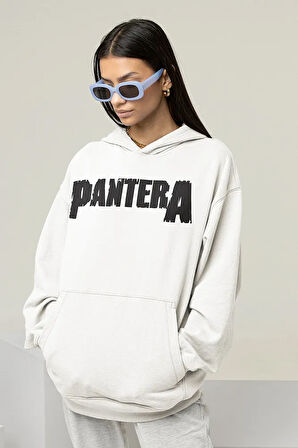 Pantera Yazılı Unisex Oversize Müzik Grubu Hoodie