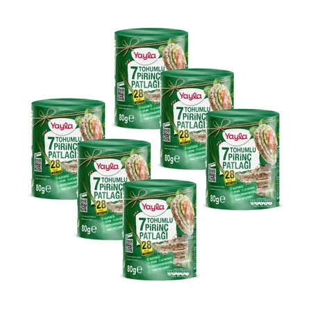 Yayla 7 Tohumlu Pirinç Patlağı 80 g x6