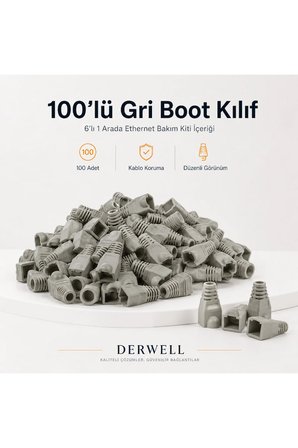 6lı 1 Arada Ethernet Bakım Kiti EZ RJ45 Sıkma Pensesi Otomatik Kablo Soyucu Makası Kablo Test Cihazı Mini Soyucu Aparat 100lü Delikli Konnektör Boot Kılıf Seti İnternet Altyapı Çakma Pense Takımı
