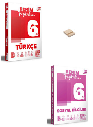 6. Sınıf Benim Fasikülüm Türkçe ve Sosyal Bilgiler + Telefon Standı