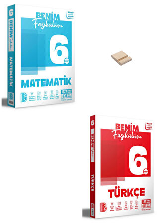 6. Sınıf Benim Fasikülüm Matematik ve Türkçe + Telefon Standı