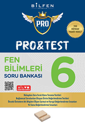6. Sınıf Pro&Test Fen Bilimleri Soru Bankası + Telefon Standı
