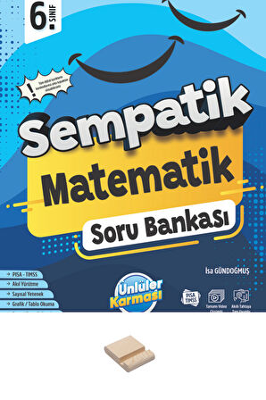 6. Sınıf Sempatik Matematik Soru Bankası + Telefon Standı