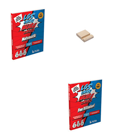 LGS 8. Sınıf Muba Kafası Matematik ve Fen Bİlimleri Soru Bankası + Telefon Standı