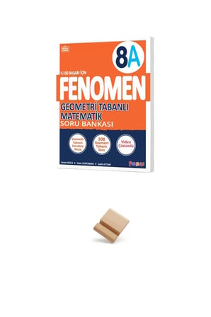 Fenomen LGS 8. Sınıf 2027 Geometri Tabanlı Matematik Soru Bankası + Telefon Standı 