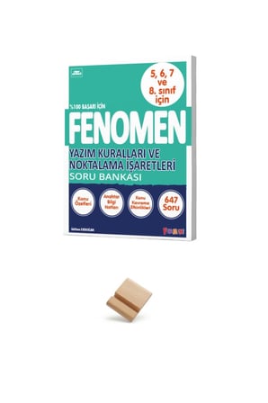 Fenomen LGS 8. Sınıf 2027 Yazım Kuralları ve Noktalama İşareti Soru Bankası + Telefon Standı 