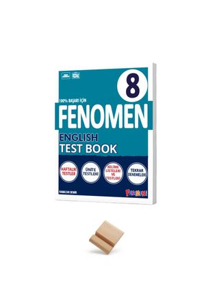 Fenomen LGS 8. Sınıf 2027 English Test Book Soru Bankası + Telefon Standı 