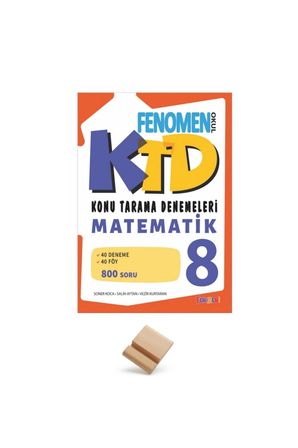 Fenomen LGS 8. Sınıf 2027 Konu Tarama Denemeleri Matematik + Telefon Standı 