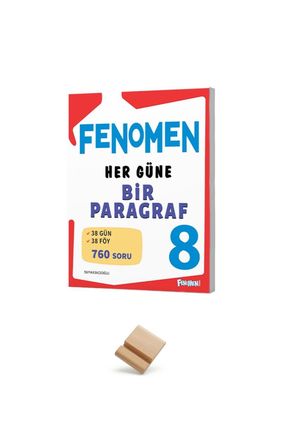 Fenomen LGS 8. Sınıf 2027 Her Güne Bir Paragraf Soru Bankası + Telefon Standı 